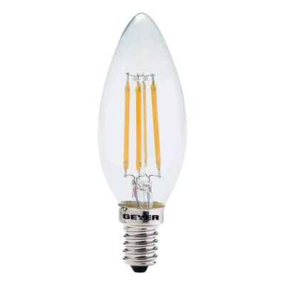 LFCW144D Λάμπα LED Κερί Filament C35 4W E14 2700K 380lm dim GEYER