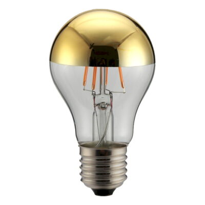 LFMA276GD Λάμπα LED Αντεστραμμένου καθρέφτη χρυσό A60 6W E27 2700K 550lm dim GEYER