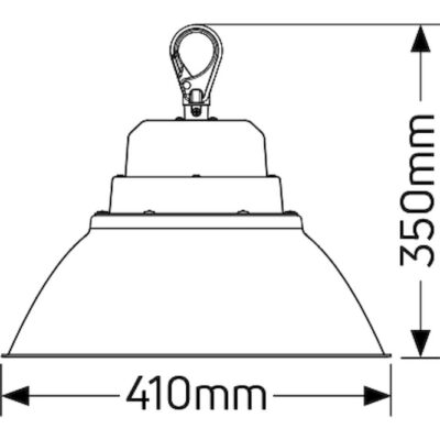 LHB150-60N LED ΚΑΜΠΑΝΑ 150W 5000K 60° GEYER