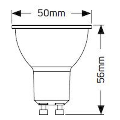 LHG5.120.27 Λάμπα LED PAR16 Glass 5W GU10 2700K 400lm 120° GEYER