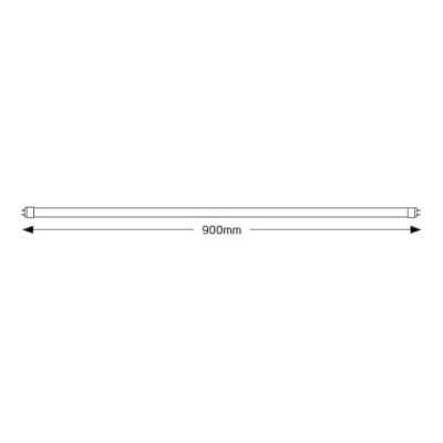 LHT8W90ST Λάμπα LED T8 ST 12W G13 3000K 1440lm 0.9m με LED starter GEYER
