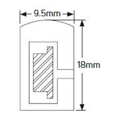 LN144951840 Ταινία LED Neon 14.4W 24V 4000K 1400lm IP67 10x23mm GEYER