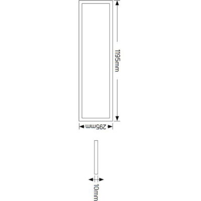 LP120-30C5 LED Panel Slim 120x30 40W 4000K 3800lm GEYER