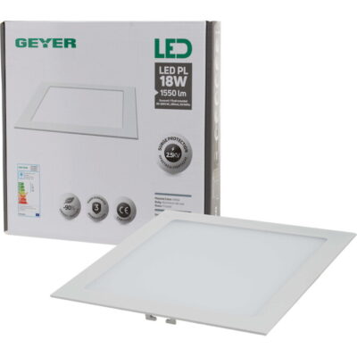 LPLC18TS PL LED τετράγωνο 18W 4000K 1550lm 200x200mm GEYER