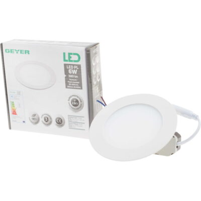 LPLW6S PL LED 6W 3000K 380lm Φ100mm GEYER