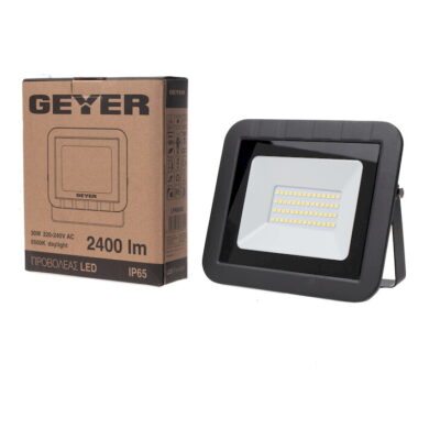 LPRM30E LED Προβολέας 30W 6500K 2400LM IP65 GEYER