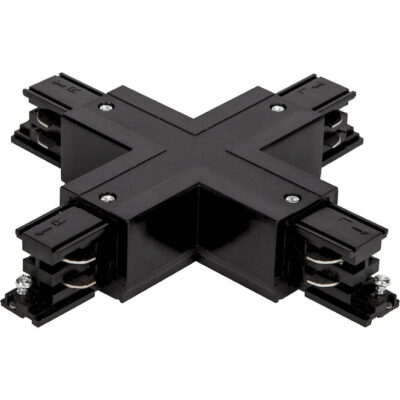 LTC-X-B Σύνδεσμος Χ για ράγα τριφασική μαύρος GEYER