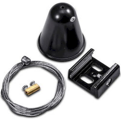 LTHC-B Κιτ ανάρτησης για ράγα 2.5m μαύρο GEYER