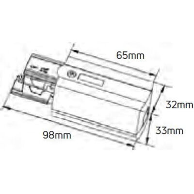 LTPS-W Τροφοδοτικό για ράγα τριφασική λευκό GEYER