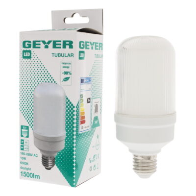 LTUD Λάμπα LED Tubular 15W E27 6500K 1600lm Pf>0.9 IP65 GEYER