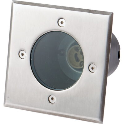 LULS120GU10 Χωνευτό τετράγωνο spot GU10 IP68 Φ99mm GEYER