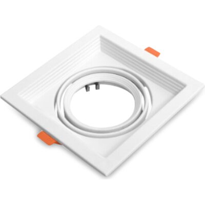 SPS1111W Τετράγωνο spot AR111 185Χ185 λευκό GEYER