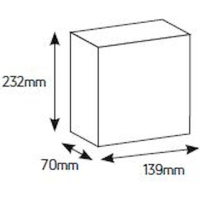 VP04-T Πίνακας xωνευτός Άθως 1x4M διάφανη πόρτα IP40 GEYER