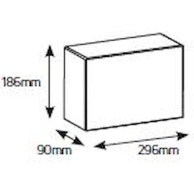 VU142GM Πίνακας xωνευτός Ηρακλής 1x12M διάφανη πόρτα IP30 GEYER