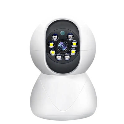 Κάμερα PTZ ANGA AQ-8117IBW IP Wi Fi ONVIF 2.0 MP(Λευκή) WiFi/Ethernet με εφαρμογή CamHi-Pro ΜΕ ΒΑΣΗ (περιλαμβάνεται τροφοδοτικό 5V)