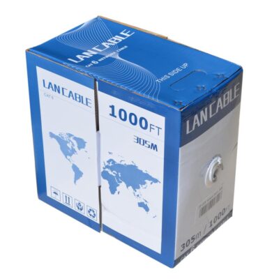 Καλώδιο Δικτύου Jasper Cat 6 UTP 23AWG CCA Kουλούρα Γκρί 305m