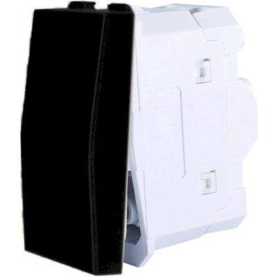 730105S Διακόπτης απλός  1 θέσης Μαύρος 10AX 250V GEYER