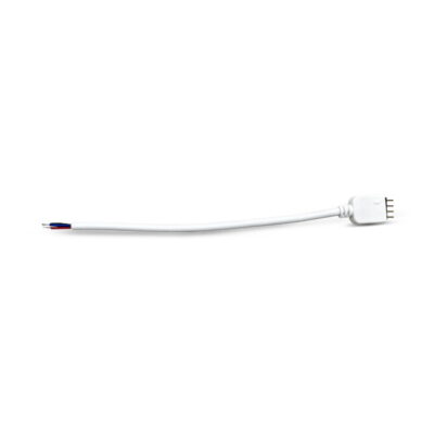 CC1-RGB4-M Μούφα αρσενική για ταινία LED 10mm RGB λευκή GEYER