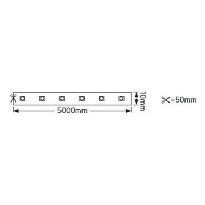 LE7212RGB20 Ταινία LED Eco 7.2W 12V RGB IP20 GEYER