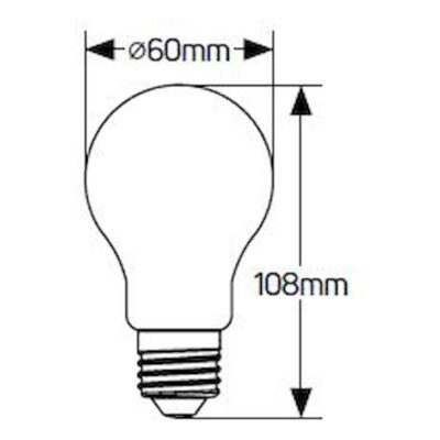 LGLYE275 Λάμπα LED Κλασική εντόμων Α60 5W Ε27 GEYER