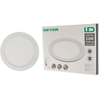 LPLW24S PL LED 24W 3000K 2100lm Φ200mm GEYER