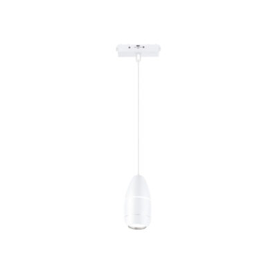 Inlight Κρεμαστό Φωτιστικό LED 5W 3CCT για Ultra-Thin μαγνητική ράγα σε λευκή απόχρωση D:9Χ12cm (TMU0220-White)