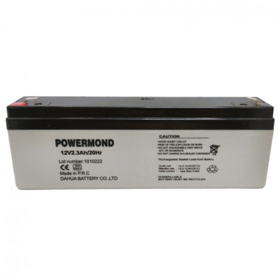 Μπαταρία 12V 2.3AH POWERMOND  Επαναφορτιζόμενη Μολύβδου