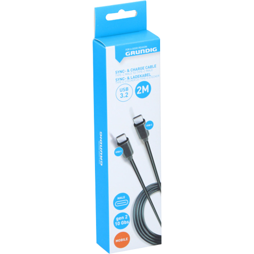 GRUNDIG-47259 ΚΑΛΩΔΙΟ USB type C σε USB type C 2m GRUNDIG