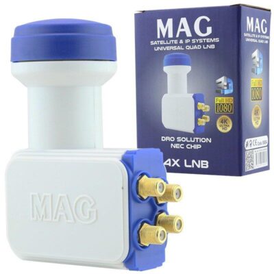 LNB QUAD MAG 4K 0.1db HD