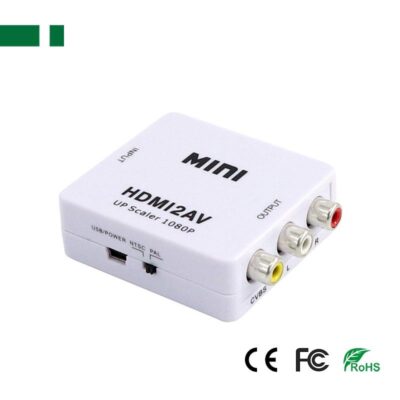 ANGA PS-M640 ΜΕΤΑΤΡΟΠΕΑΣ HDMI (A) θηλυκό σε 3 RCA θηλυκά