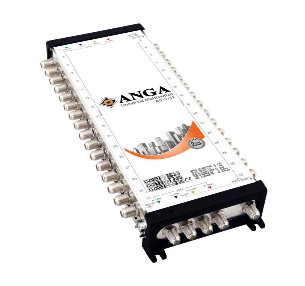 ANGA AQ-5/32 ΠΟΛΥΔΙΑΚΟΠΤΗΣ (1 ΔΟΡΥΦΟΡΟΣ+ ΕΠΙΓΕΙΑ- 32 ΕΞΟΔΟΥΣ) ΕΠΕΚΤΕΙΝΟΜΕΝΟΣ ΜΕ ΤΡΟΦ/ΚΟ ΜΕ 12V/ 3A