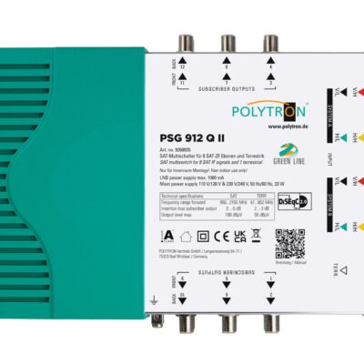 PSG 912 Q II Πολυδιακόπτης  9/12 ACTIVE(2 Δορυφόροι+ Επίγεια-12Εξόδους) POLYTRON