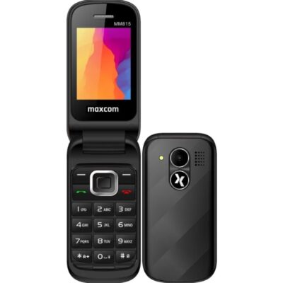 Maxcom MM815 2.4"  με Κάμερα, Ραδιόφωνο και Πλήκτρο Έκτακτης Ανάγκης 1000 mAh Μαύρο