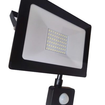 Προβολέας LED 50W with sensor SMD 6400K Slim EVIVAK