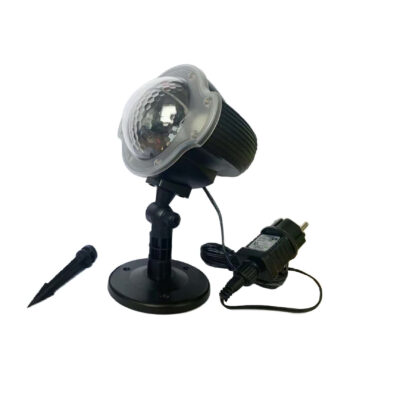 LED projector νιφάδες λευκό/κίτρινο EVIVAK