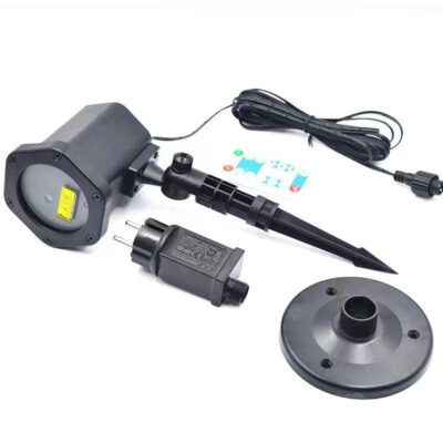 Laser projector με διάφορα μοτίβα κόκκινο/πράσινο EVIVAK