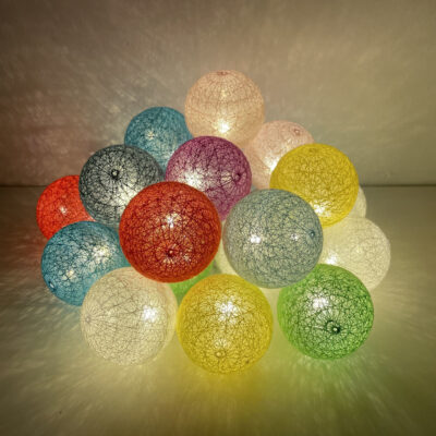 Υφασμάτινες μπάλες (cotton balls) LED Joy 20L Ψυχρό EVIVAK