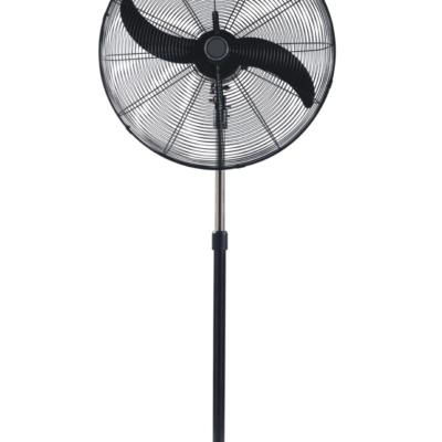 Ανεμιστήρας ορθοστάτη μεταλλικός 180W 26'' (65cm) μαύρος EVIVAK