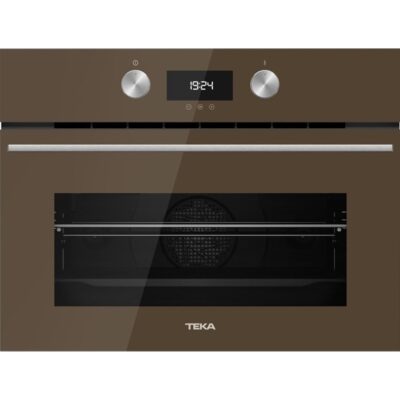 Εντοιχιζόμενος Compact Φούρνος TEKA με SurroundTemp και HydroClean 44lt 45,5x60cm HLC 8400 LB Urban Καφέ 111130006