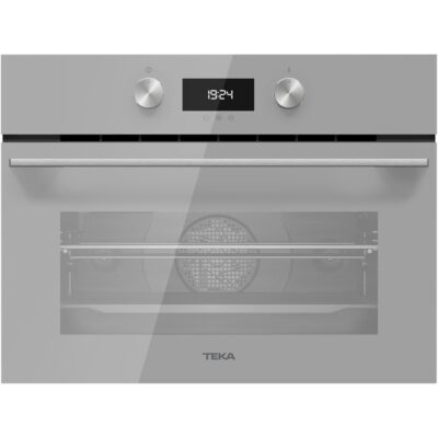 Εντοιχιζόμενος Compact Φούρνος TEKA με SurroundTemp και HydroClean 44lt 45,5x60cm HLC 8400 SM Urban Ασημί 111130005