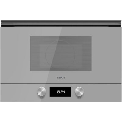 Εντοιχιζόμενος Φούρνος Μικροκυμάτων TEKA με Grill και Κεραμική Βάση 22lt 39x60cm ML 8220 BIS L SM Urban Ασημί 112030004