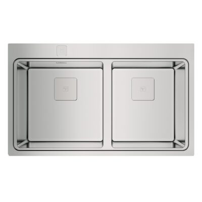 Νεροχύτης Inox TEKA 2 Γούρνες για Ένθετη Τοποθέτηση 86x52cm ZENIT RS15 2B Auto Pro Maestro 115030016