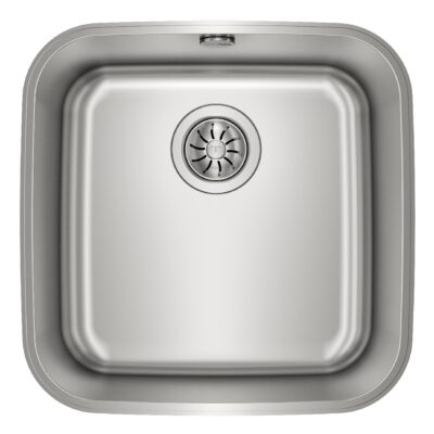 Νεροχύτης Inox TEKA 1 Γούρνα για Υποκαθήμενη Τοποθέτηση 33,5x43,5cm BE 40.40 1B TOTAL 10125152