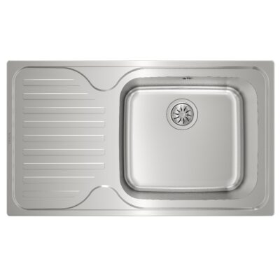 Νεροχύτης Inox TEKA 1 Γούρνα με Ποδιά Αριστερά για Ένθετη Τοποθέτηση 86x50cm CLASSIC MAX 1B 1D Λείος 11119201