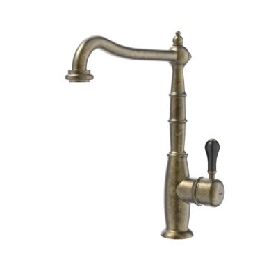 Μπαταρία Νεροχύτη Inox TEKA Περιστρεφόμενη με Retro Design & Κεραμικό Χερούλι FO 915 3/8”-1/2”TOTAL Μπρονζέ 116030051