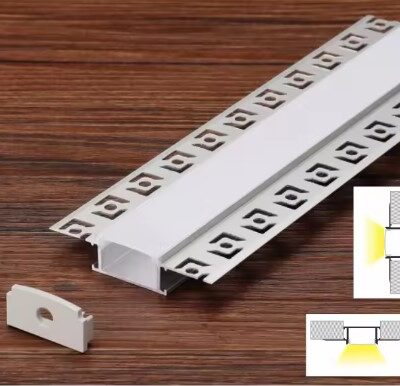 77-50547 SE-PROW-30 ALUMINIUM PROFILE WITH WINGS 2,8*1,4CM TRIMLESS  PRICE PER METER HOMELIGHTING