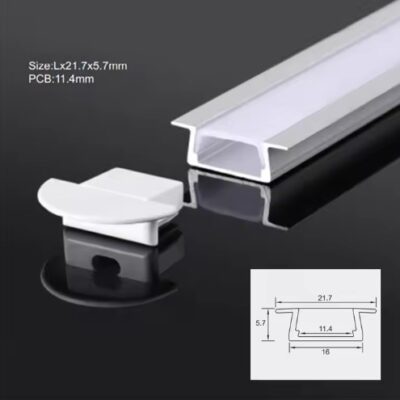 77-50572 SE-PRO-15 ALUMINIUM PROFILE WITH LACE 15,5*5,9MM PRICE PER METER HOMELIGHTING