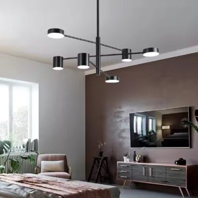 77-50609 SE LED 30 PIEDRA BLACK  PENDANT 85x80cm 30W IP20 3CCT WITH MEMORY 2 YEARS WARRANTY Γ5 HOMELIGHTING