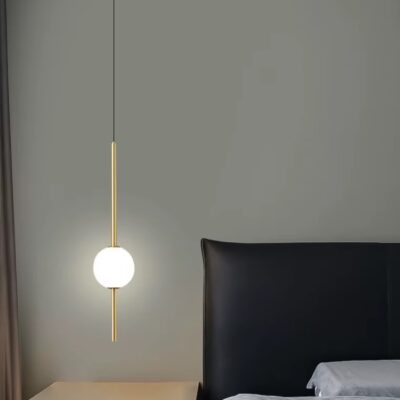 77-50651 SE LED 12 AMALFI PENDANT GOLD 7W 3CCT 12x100cm IP20 220V 2 YEARS WARRANTY Ζ4 HOMELIGHTING