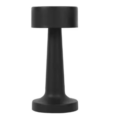 77-50587 SE LED 23 AKIRA BLACK TABLE BATTERY LAMP LED RECHARGEABLE 10x23cm 3W 3000K 1000mah  CHARGING TI HOMELIGHTING